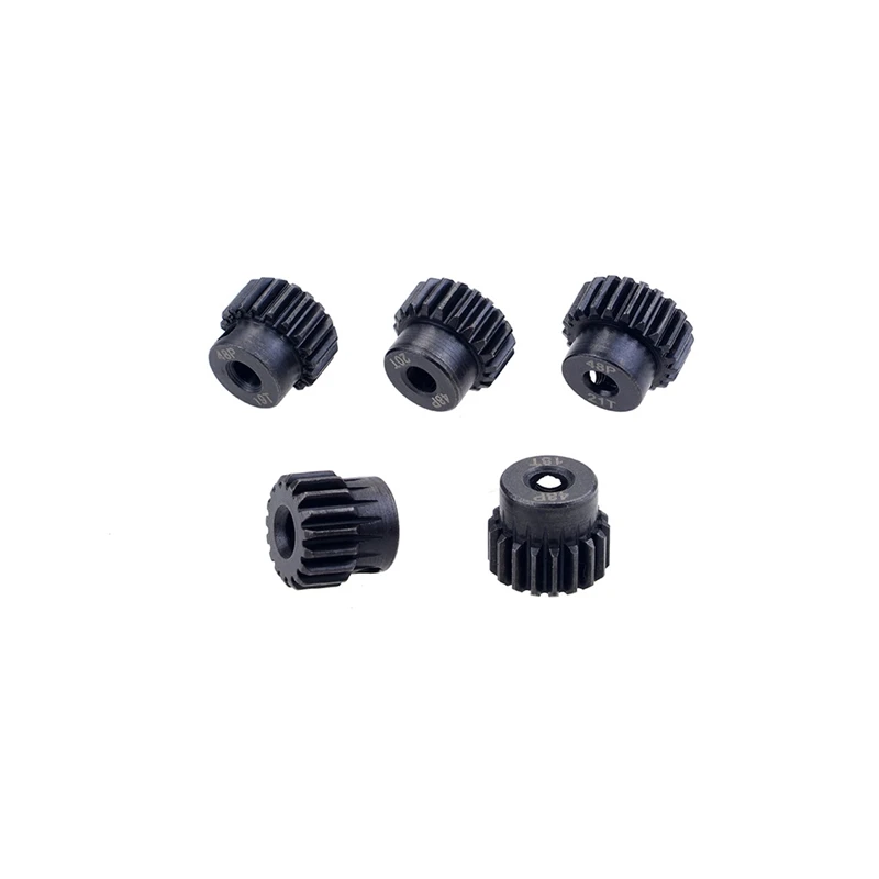 

5PCS 48DP 3.175mm Metal Pinion Motor Gear Set for 1/10 RC Car Motor