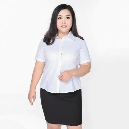 Туника женская рубашка 2020 Женская офисная одежда блузка Весна Лето размера плюс