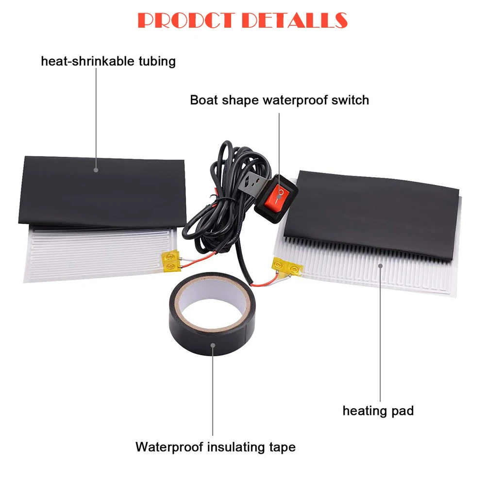 Универсальный мотоцикл с подогревом Ручка Бар нагревательные ручки 12 В