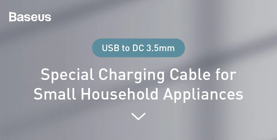 Baseus USB к DC 3,5 мм силовой кабель USB штекер к 3,5 Jack зарядный кабель для концентратора USB вентилятор лампа динамик DC адаптер питания кабель 1 м