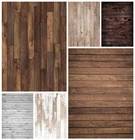 Фон для фотосъемки новорожденных с изображением деревянной доски и белого деревянного пола для фотостудии