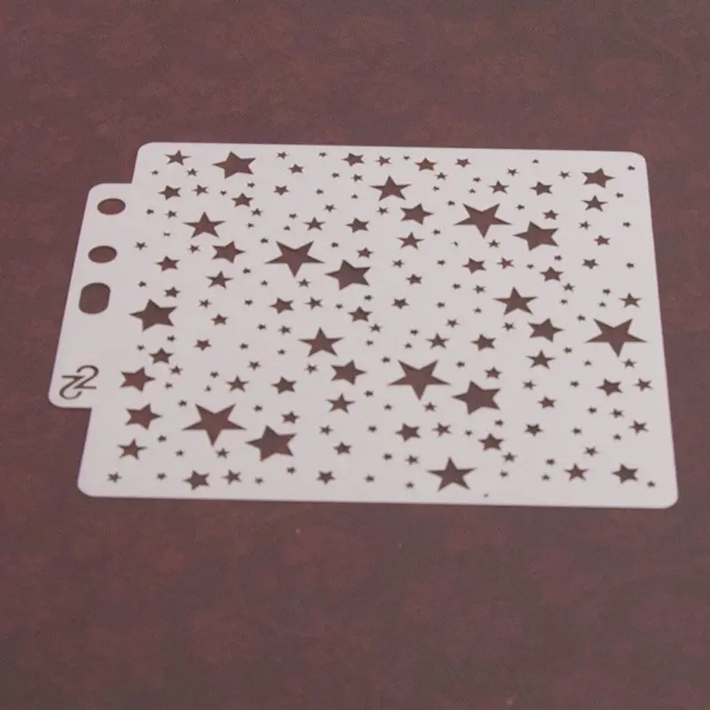 

Star Stencils Template Painting Scrapbooking Embossing Stamping Album Crafts Art