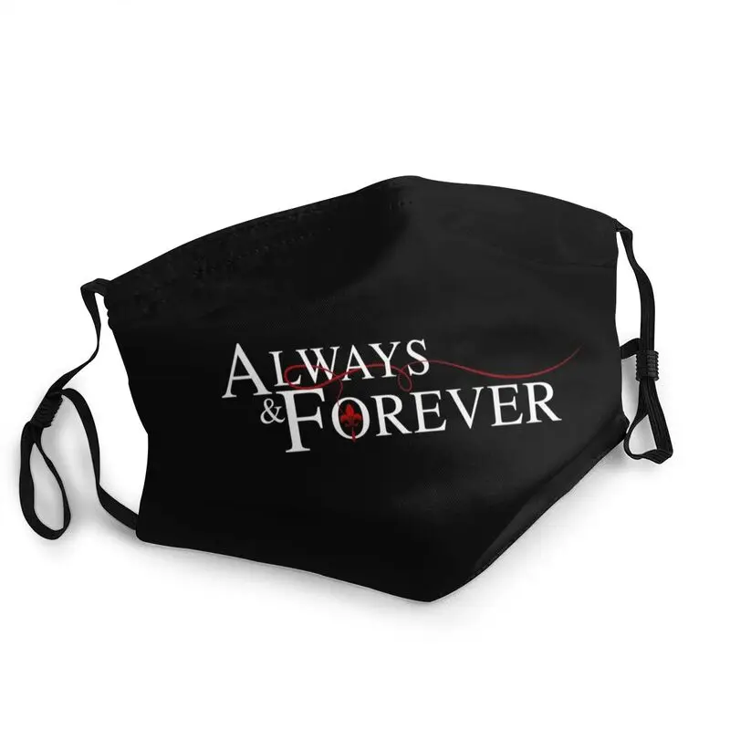 

Моющаяся маска для лица Always And Forever, Дневники вампира, Пылезащитная маска против смога, респиратор, маска для рта
