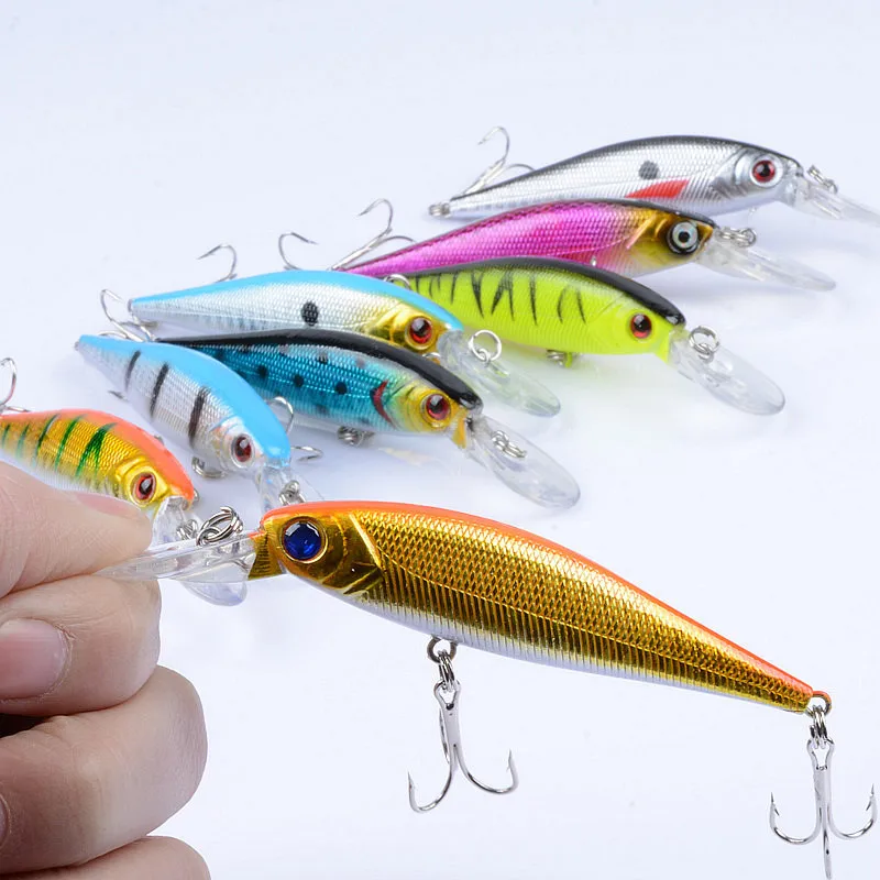

Professional Quality Fishing Lures Plastic Hard Bait Dive 1.5-2m Quality Wobblers Minnow Artificial Bait Tackle 10cm 9.6g