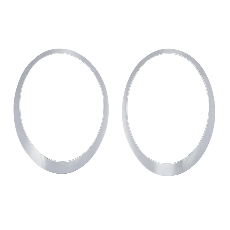 MagicKit Pair Chrome Headlight Trim Ring For 08-12 BMW Mini Cooper R55 R56 R57 | Автомобили и мотоциклы