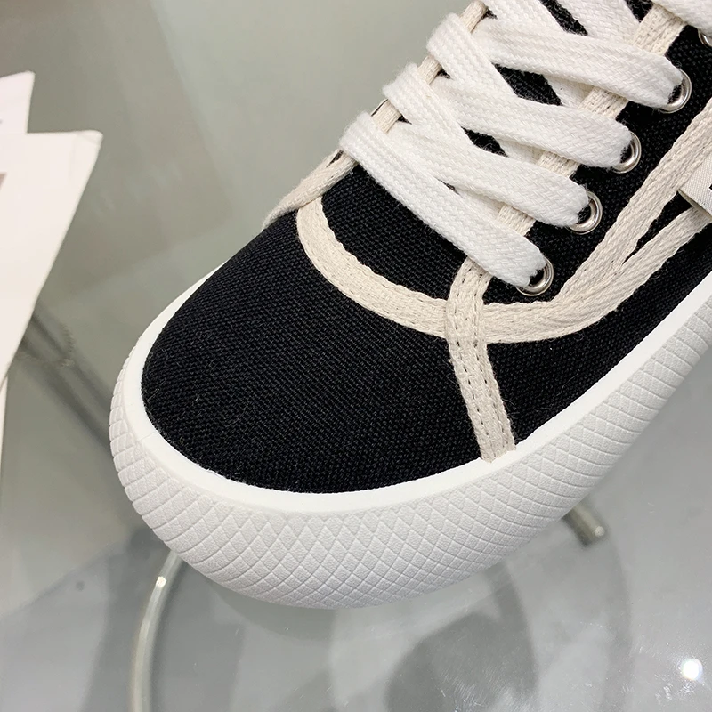 

2021 summer new fashion solid color round toe platform women's casual shoes DY1905