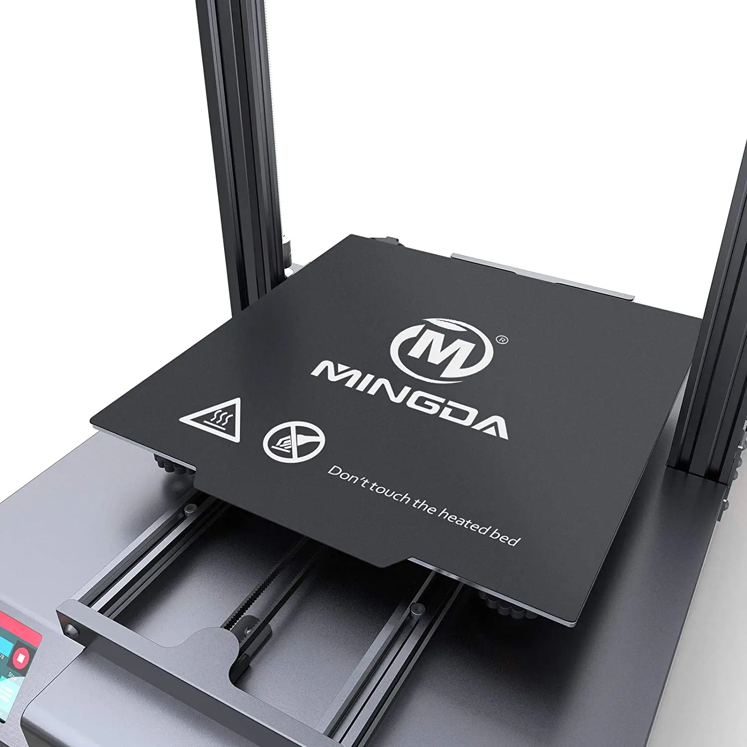 soft magnetic hot bed table mat tape sticker magnetic platform for 3d printer parts 235235mm free global shipping