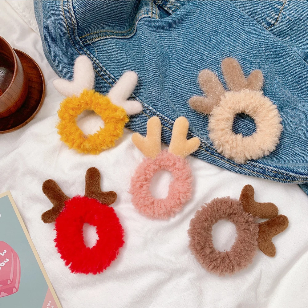 Модные новые плюшевые пальто из овечьей шерсти для детей Оленьи рога волос