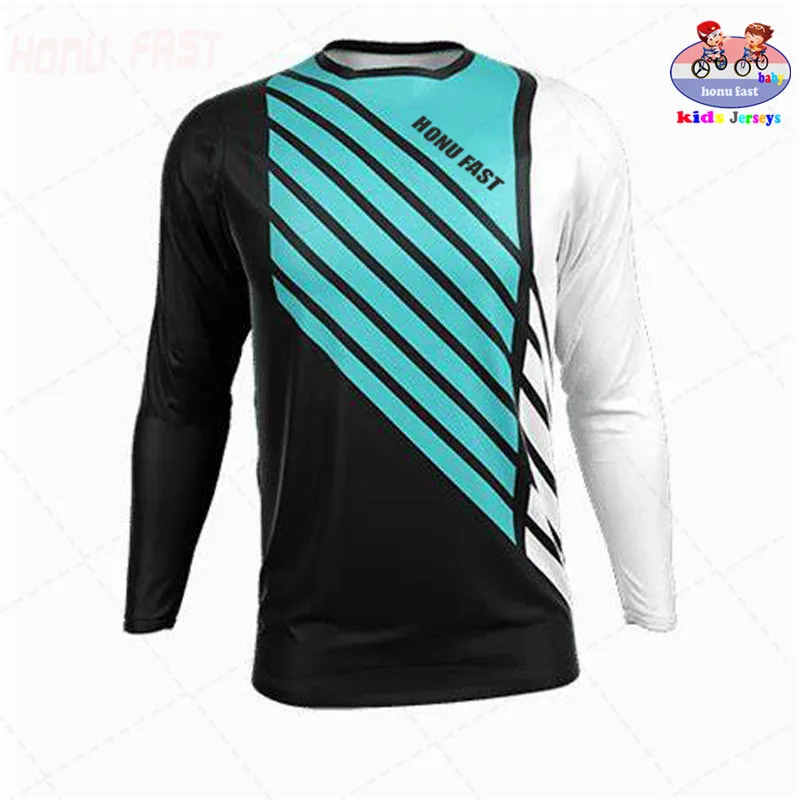 cycling jerseys 9 Детская moto крест Джерси moto Джерси быстросохнущая горные велосипедный вынос руля рубашка для детей Детский MTB футболка Майки moto Велосипеды майки - Цвет: cycling jerseys 9