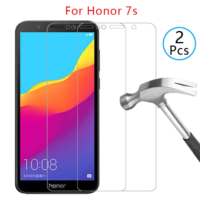 

case on honor 7s cover tempered glass screen protector coque for huawei honor7s honer onor 7 s s7 5.45 protective phone original