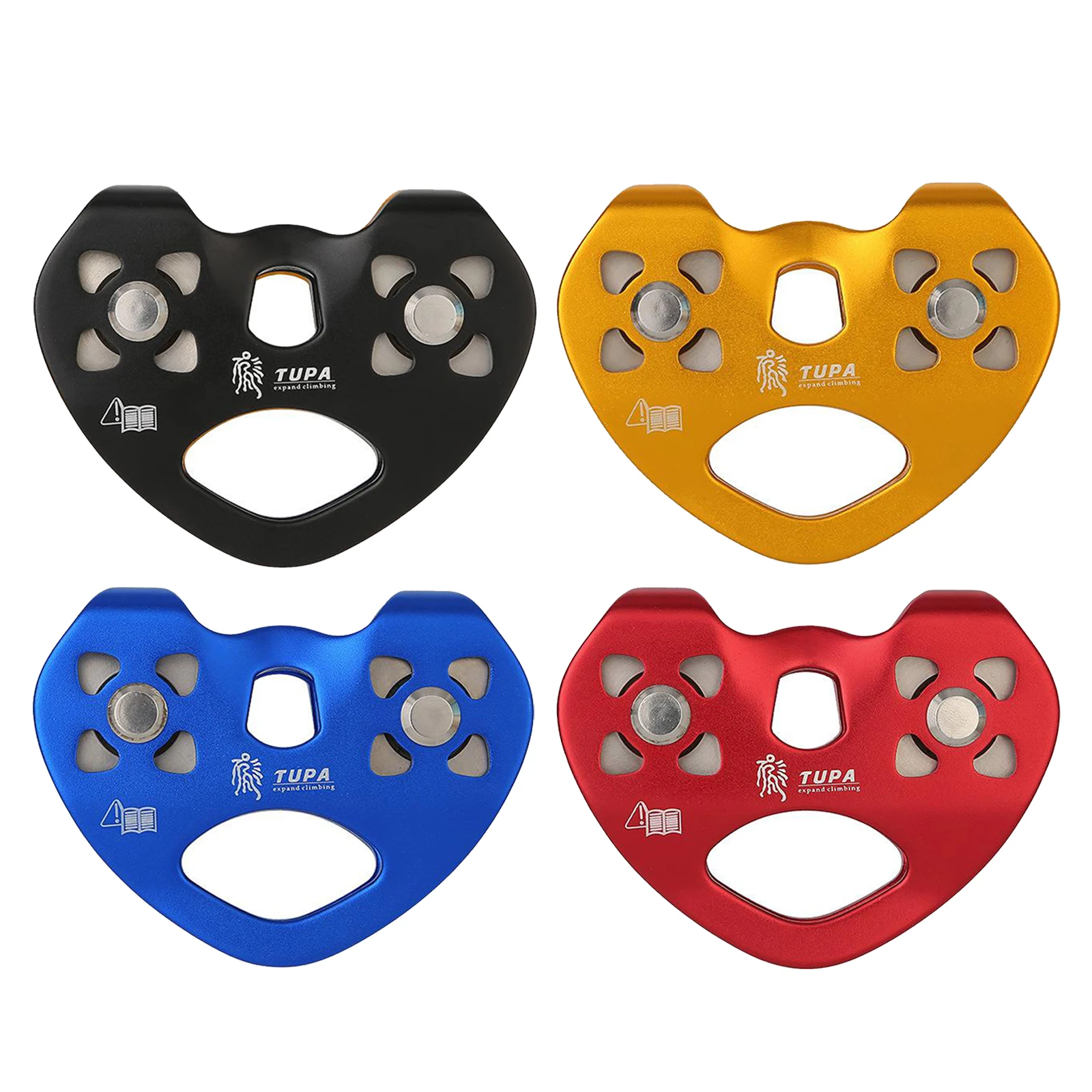

25KN Mountaineering Rock Climbing Zip Line Wire Cable Trolley Pulley