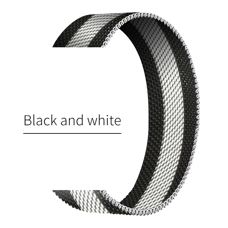 Ремешок Миланская петля дизайнерский Радужный Браслет в полоску для iwatch 44 Se 6 54 40