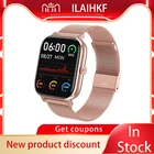 Смарт-часы Huawei Factory P8 plus мужские, водонепроницаемые, фитнес-браслет, женские Смарт-часы с полноэкранным экраном 2021 ЭКГ, наручные часы PK Colmi P8