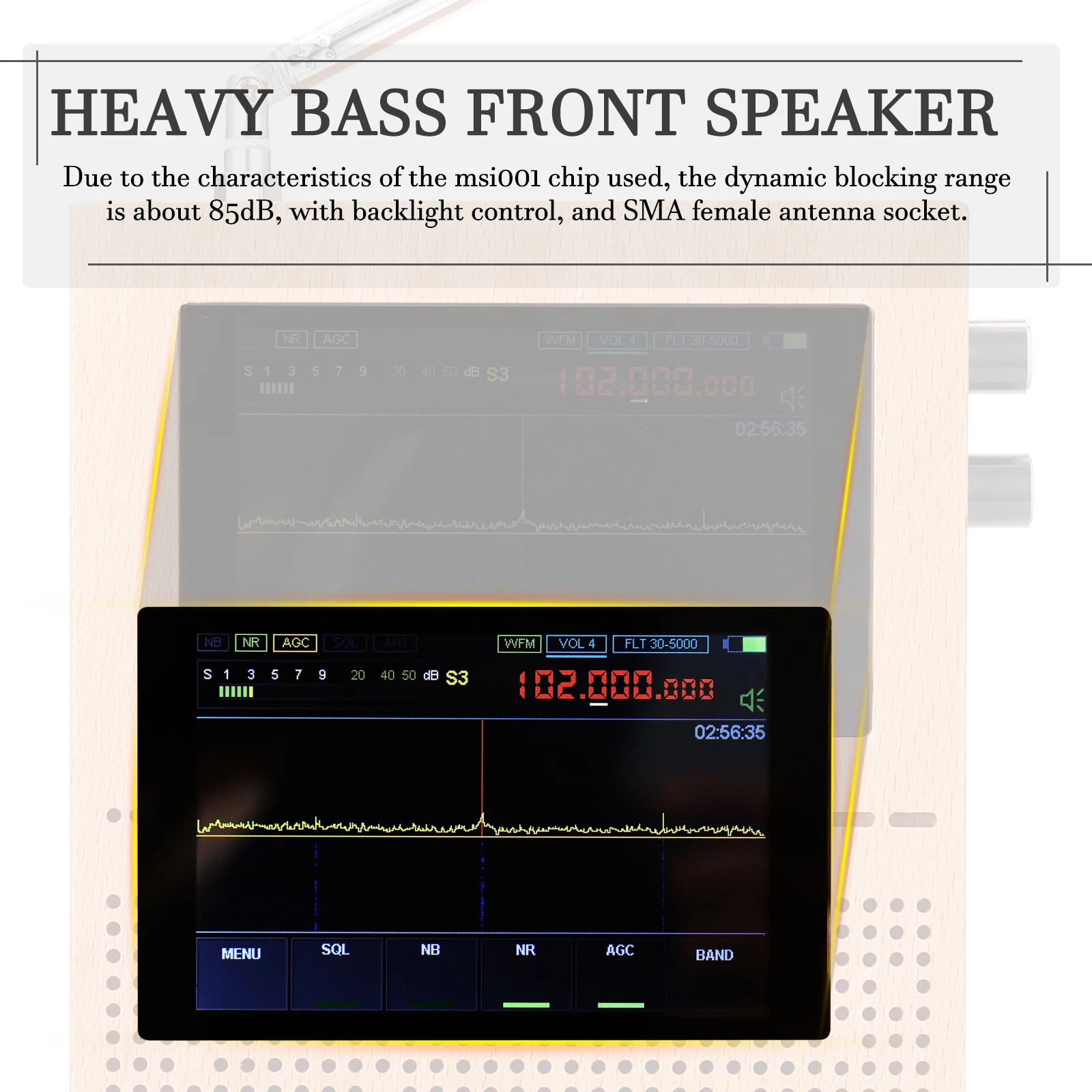 3 5 дюймовый ЖК-экран цифровой приемник сигнала USB SDR радио Малахитовый Малахит DSP