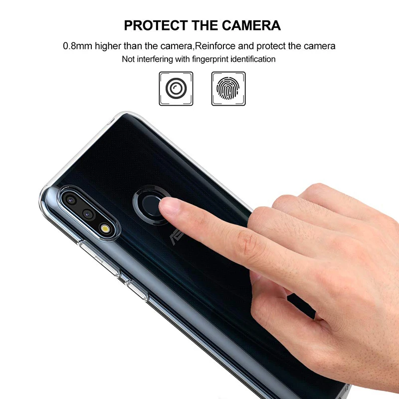 Чехол для Asus Zenfone Max Pro(M2) ZB631KL TPU силиконовый чистый мягкий чехол для Asus Zenfone Max M2 ZB633KL задняя крышка