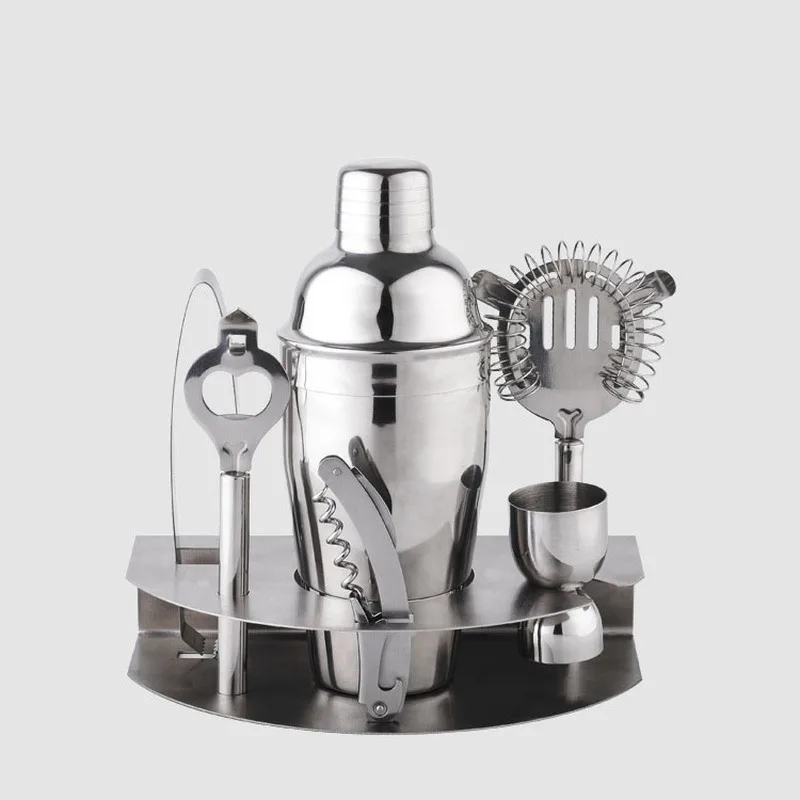 

550ml Stainless Steel Cocktail Shake Cup Bartending Set Bartender Steel Frame Wine Bar Wine Tool Wine Aerator Stainless Steel