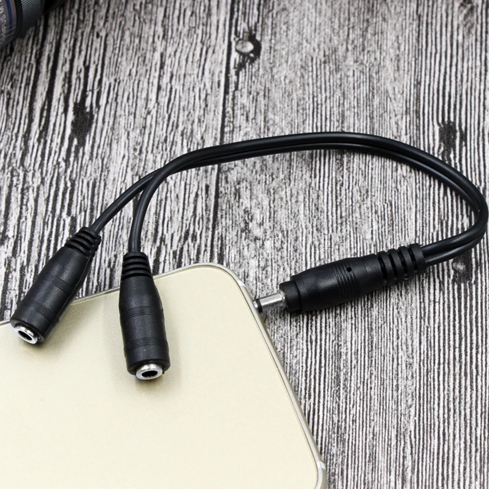 3 5 мм ПВХ Портативный штекер-двойной гнездовой кабель прочный разъем разделитель