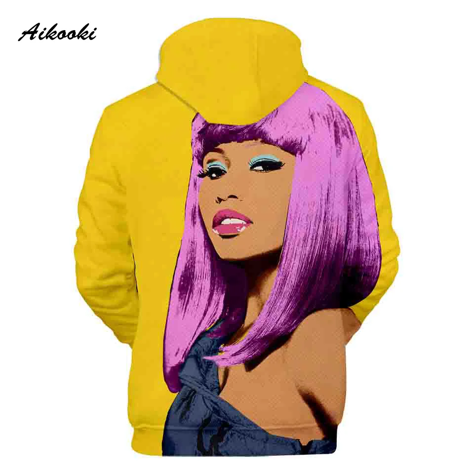 Nicki Minaj3 D толстовки Графический Забавный Красивый пуловер толстовка унисекс