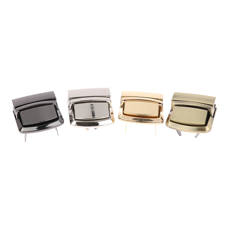 

Metal Lock Rectangle Bag Case Buckle Clasp Handbag Shoulder Bags Purse Tote Lock