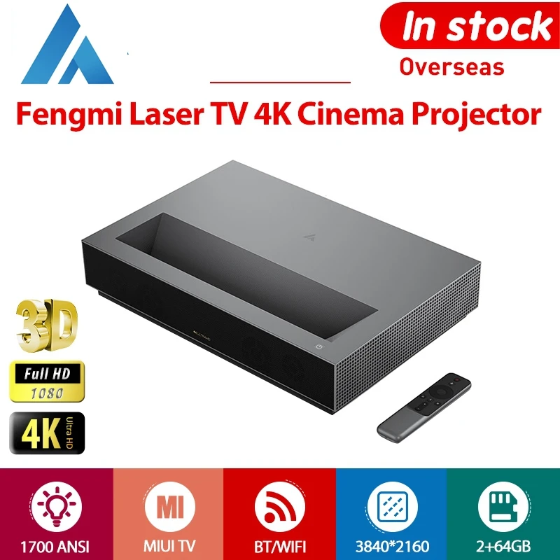 Fengmi проектор телевизор проэктор full hd мини 3D для дома телевизоры 4к телефон с