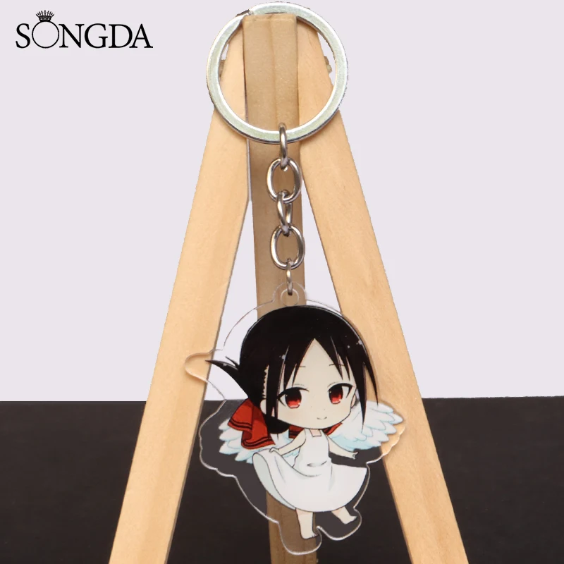 Брелок Kaguya-sama с аниме Love Is War акриловый милыми мультяшными персонажами