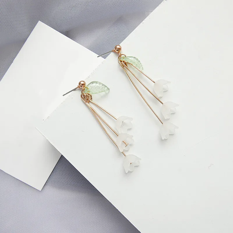 Модные трендовые серьги серьги-гвоздики с цветами для женщин винтажные