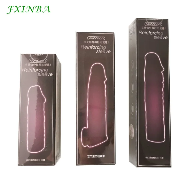 FXINBA силиконовый пенис экстендер рукав эластичные многоразовые презервативы