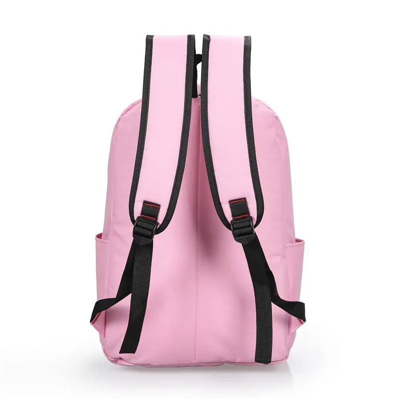 Простой стиль холщовые рюкзаки для женщин наплечная сумка с принтом мультяшного