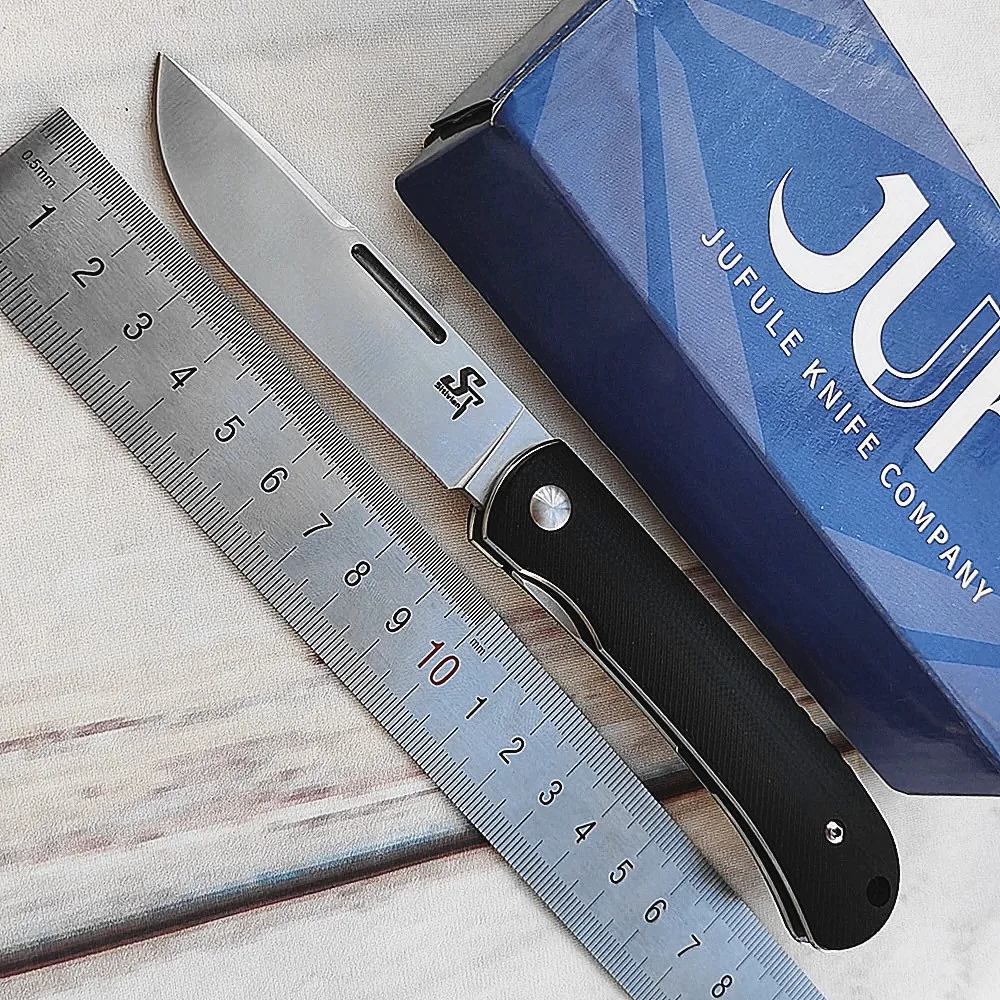 

Sitivien Classic ST113 Real D2 Copper Washer G10 Handle Kitchen Fruits Survival Outdoor EDC Tool Utility Folding Camping Knife