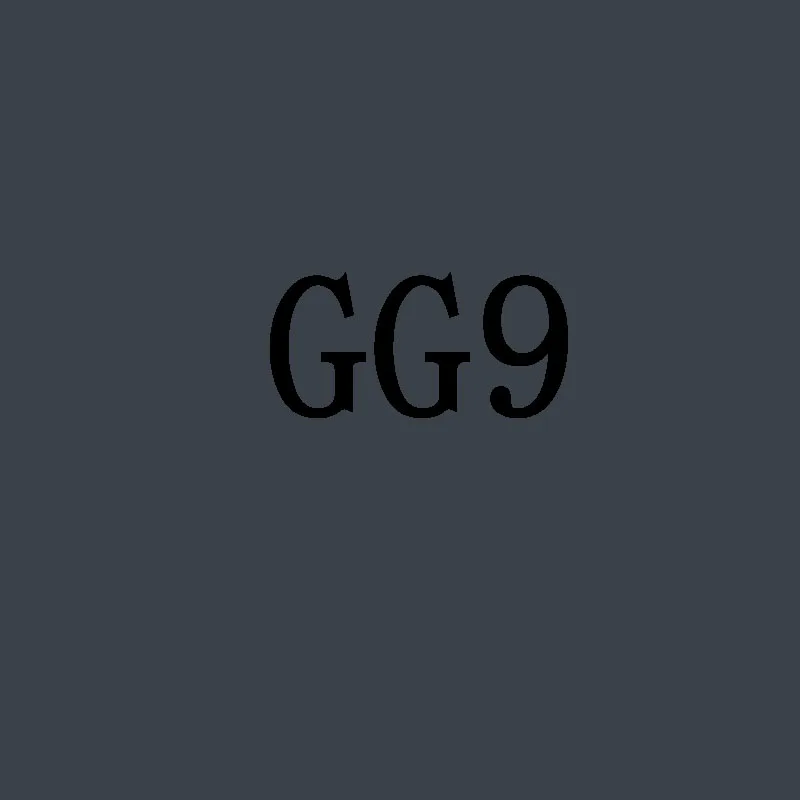 GG9 1 шт., 168 цветов, эскизный маркер, маслянистая художественная школьная Ручка, двуглавый, товары для рукоделия, маркеры для рисования, маркеры, набор, манга - Цвет: GG9