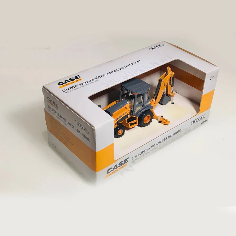 1:50 Ertl Tomy чехол 580 конструкция супер вес погрузчик экскаватор-погрузчик