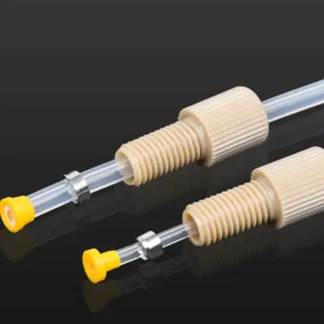1/4-28 Finger Tight PEEK Flangeless Fittings Come with Nut ETFE Ferrules for FEP PTFE PFA Tubing Connection | Обустройство дома