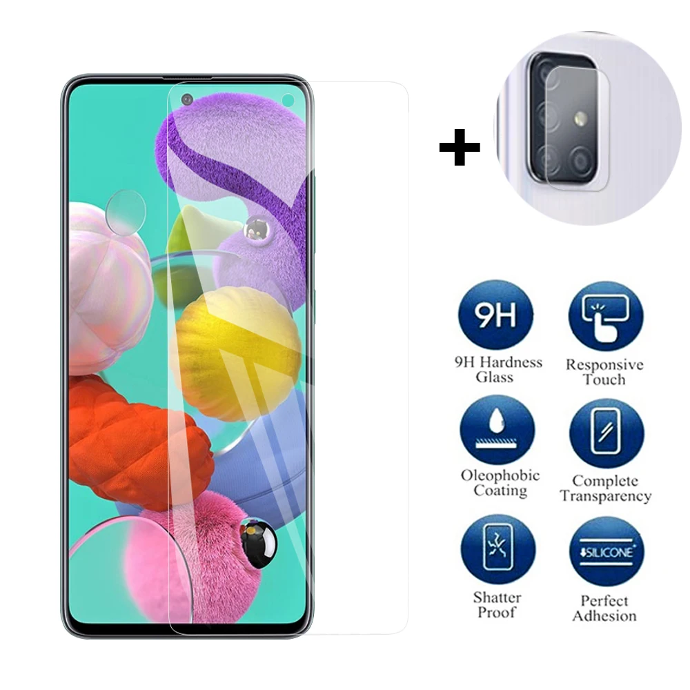 

Защитное стекло для Samsung Galaxy A51, A71, A21s, A51, A71, a21s, 1-2 шт.