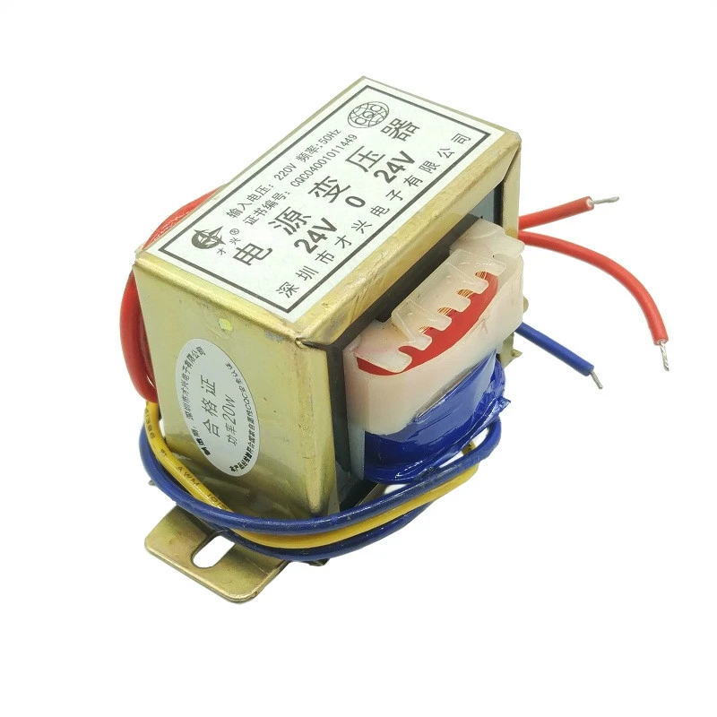 

EI57*30 power transformer 20W input 380V220V ferrite core to AC6V9V12V15V18V24V30V36V110V single / double audio transformer
