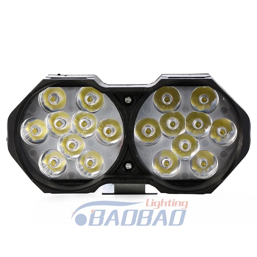 

BB025 Round 9+9 Multi Color 9LED Double Motorbike Motorcycle Lamp