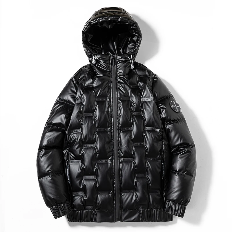 Парка мужская зимняя на 80% белом утином пуху водонепроницаемая | Мужская одежда