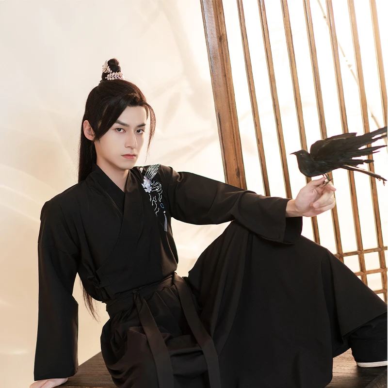 Женское традиционное платье ханьфу большого размера мужской костюм династии
