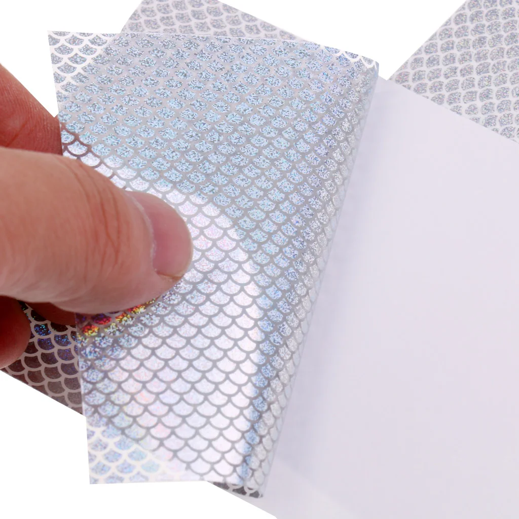 

4x Holographic Adhesive Flash Lure Tape Scale Skin Fly Tying Materials