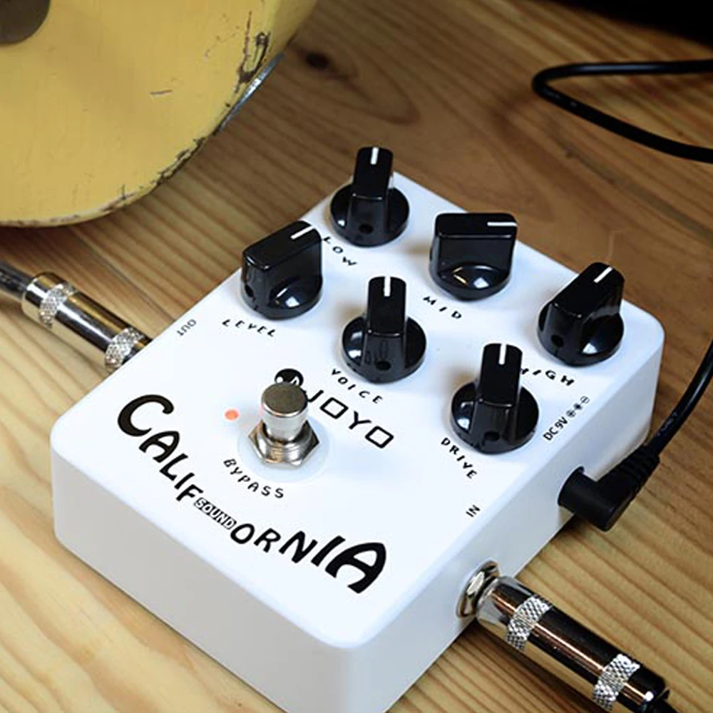 JOYO JF-15 Overdrive звуковая педаль с эффектом Калифорнии для электрогитары имитации за