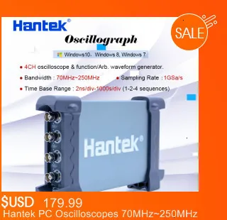 Hantek 4032L PC USB логический анализатор 2 Гбит Глубина памяти 150 МГц полоса пропускания 32 канала Осциллограф США/ЕС разъем