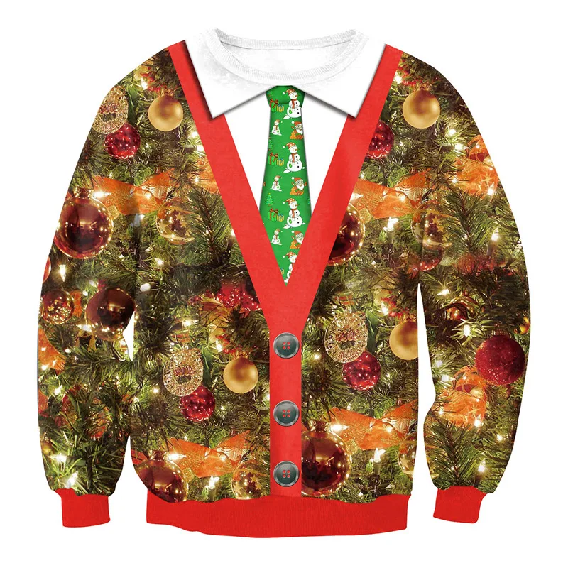 LISCN Christmas Sweater Unisex Women Christmas Sweater ugly Men Pullover Winter Plus Size Funny Autumn Tops Clothing Dog Strange - Цвет: GK158