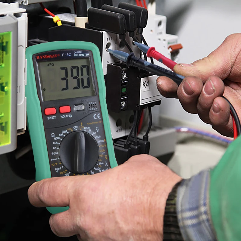 Цифровой мультиметр PM18C измеритель напряжения сопротивления емкости частоты