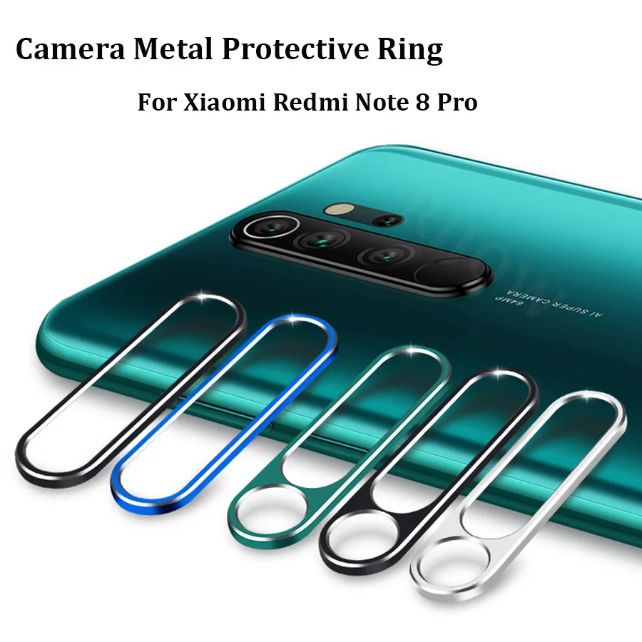 Объектив камеры для Xiaomi Redmi Note 8 Pro закаленное стекло Защита экрана металлическое