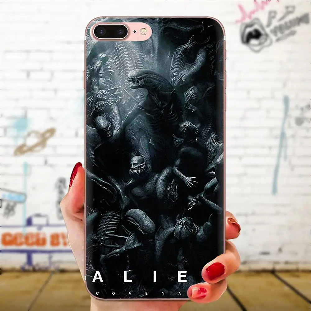 Xenomorph инопланетянин Хищник ТПУ с узором розового цвета для Huawei Honor 4C 5A 5C 5X6 6A 6X7 7A 7C