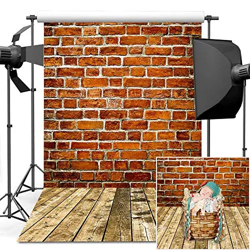 Mocsicka фон для фотосъемки с изображением красной кирпичной стены винтажный