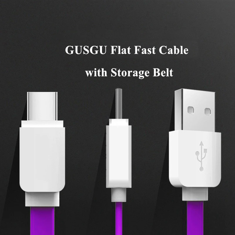 Кабель для быстрой зарядки и передачи данных USB Type-c 2 4 А XIOAMI SAMSUNG HUAWEI SONY ZTE Tipe-c
