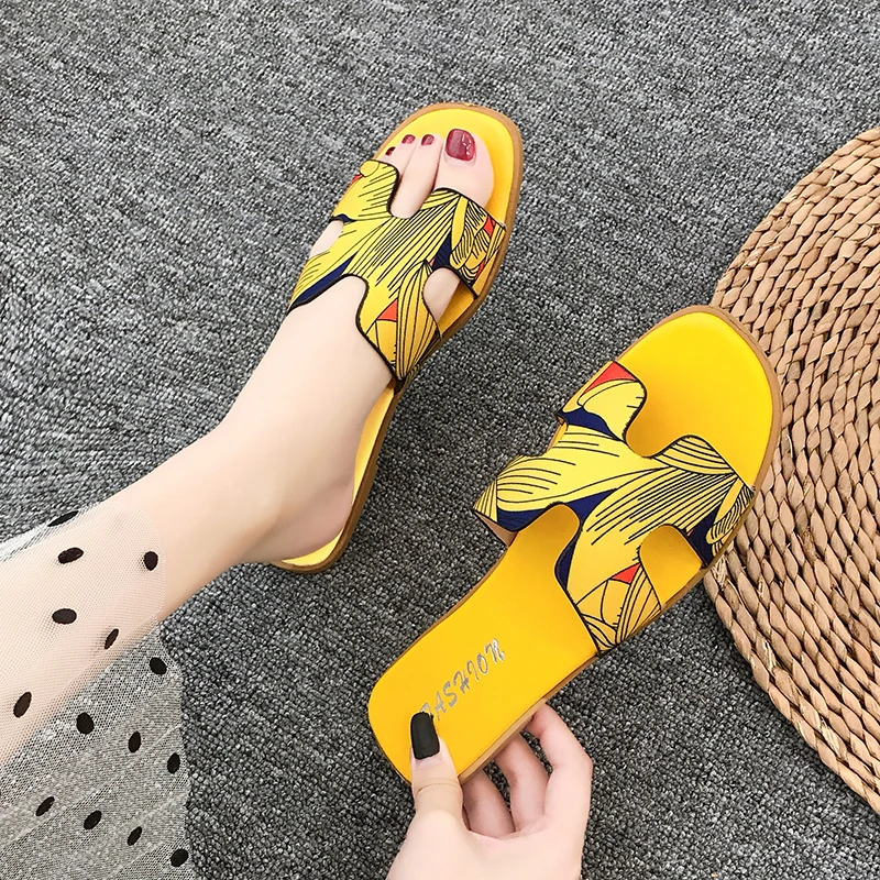 Женские шлепанцы Лидер продаж сезон лето Новинка стильные удобные повседневные