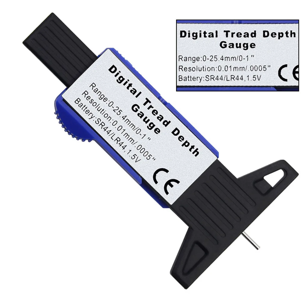 Цифровой шины для легковых автомобилей Шины измеритель глубины протектора