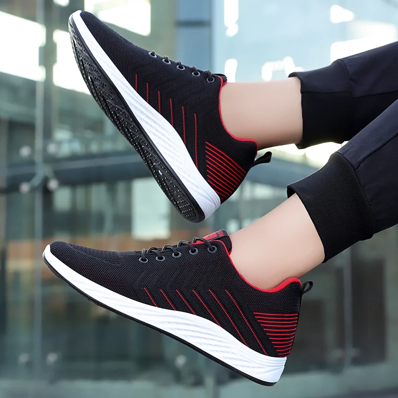 

2021 Men Running Shoes Breathable Lightweight Sneakers Male Comfortable Athletic Training Footwear Outdoor Sports Shoes Gym Shoe