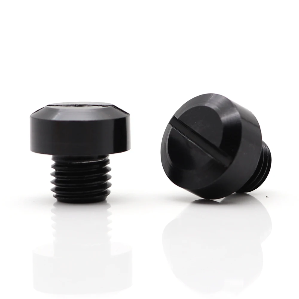 10MM Motorcycle Universal CNC Aluminum Mirrors Hole Screws Plug Cap For Yamaha MT09 Kawasaki Honda 390 Suzuki Modified | Автомобили и